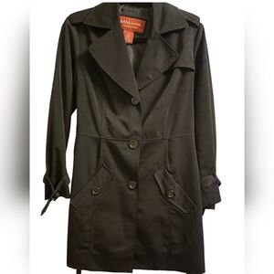 Women's Black Trench Coat